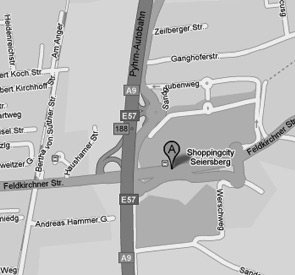 Karte Shopping City Seiersberg