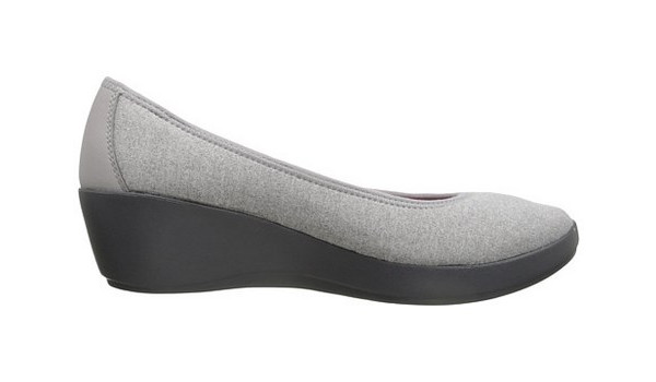 Busy Day Ballet Wedge, Light Grey/Cerulean Blue 1