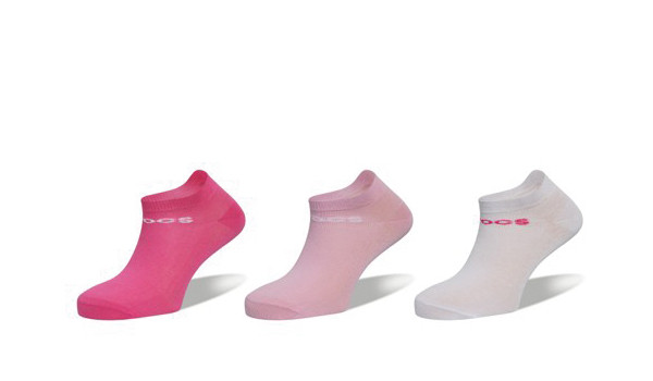 Crocs Socks NoShow Ass. Glam Pink 3er-Pack, Glam Pink