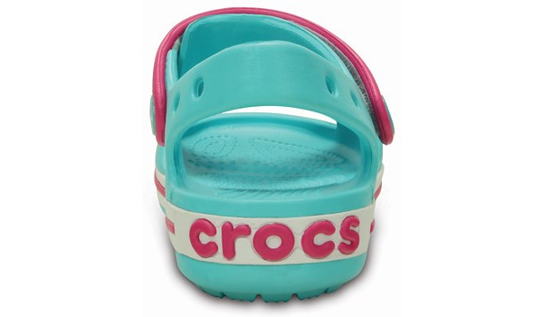 Kids Crocband Sandal, Pool/Candy Pink 2