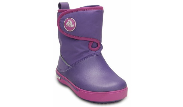 Kids Crocband 2.5 Gust Boot, Blue Violet/Wild Orchid 5