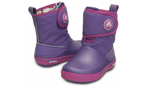 Kids Crocband 2.5 Gust Boot, Blue Violet/Wild Orchid 4