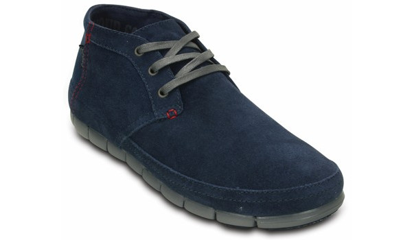 Stretch Sole Desert Boot, Navy/Charcoal 5