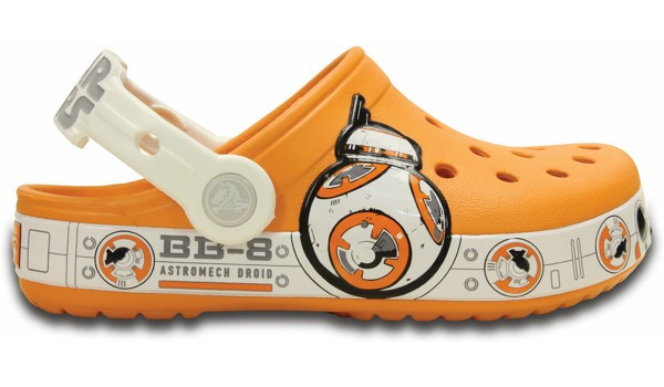 Kids Crocband Star Wars BB-8 Clog, Orange 1