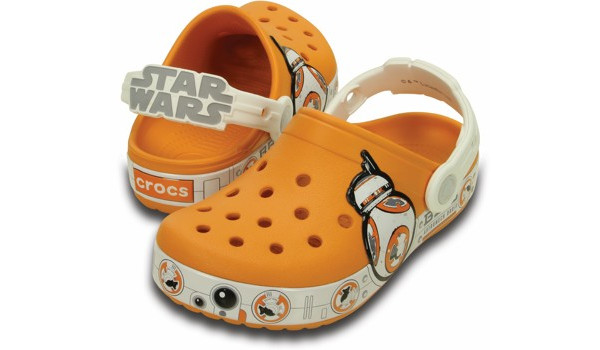 Kids Crocband Star Wars BB-8 Clog, Orange 4