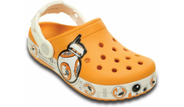 Kids Crocband Star Wars BB-8 Clog, Orange 5