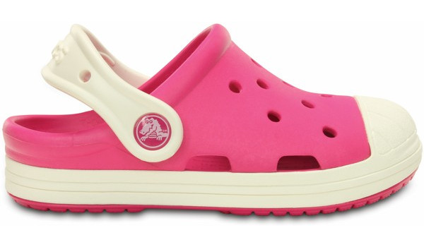 Kids Bump It Clog, Candy Pink/Oyster 1