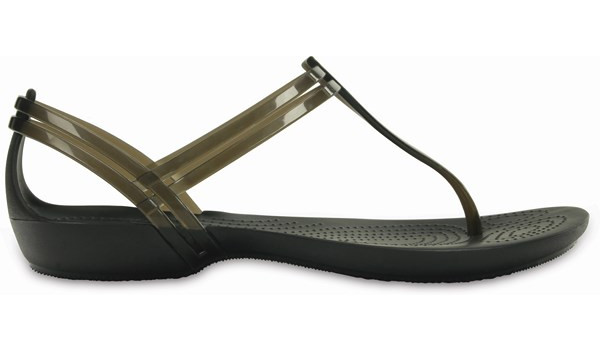 Isabella T-strap Flip, Black 1