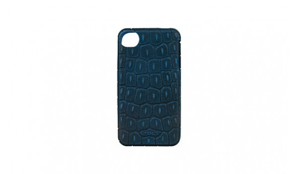 Crocskin iPhone Case 4s, Sea Blue/Navy 1