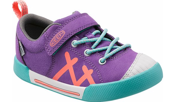 Encanto Sneaker Kids, Purple Heart/Fusion Coral 5