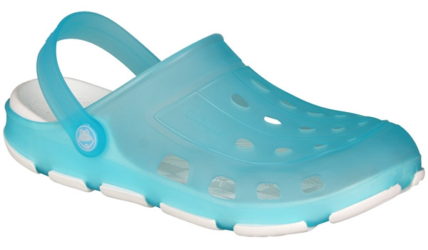 Jumper Fluo Clog, Turquoise/White 4
