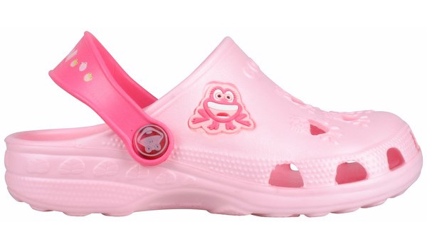 Kids Little Frog Clog, Candy Pink/New Rouge 1