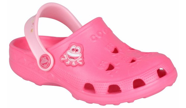 Kids Little Frog Clog, New Rouge/Candy Pink 4