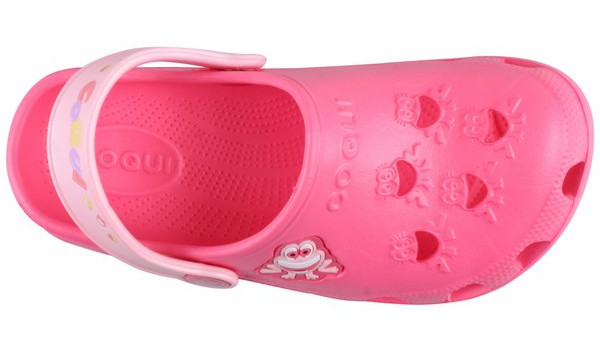 Kids Little Frog Clog, New Rouge/Candy Pink 5
