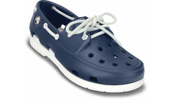 Beach Line Boat Shoe Jugend, Navy/White 5