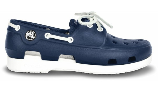 Beach Line Boat Shoe Jugend, Navy/White 1