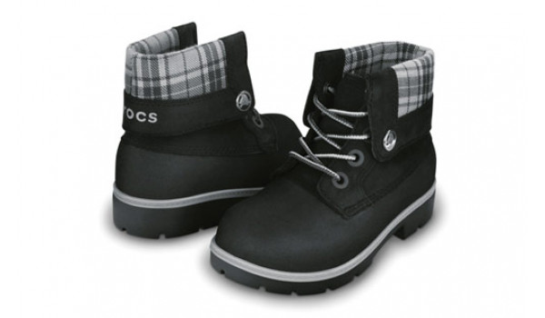 Kids Cobbler Lined Boot , Graphite/Black 4