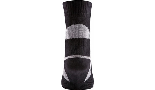 Thin Ankle Length Sock, Black/Grey 3