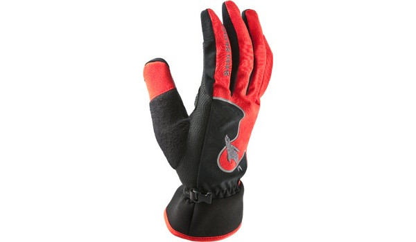 Performance Road Cycle Glove, Red/Black 1