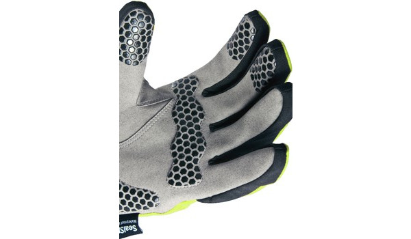 All Weather Cycle Glove Men, Yellow/Grey 6